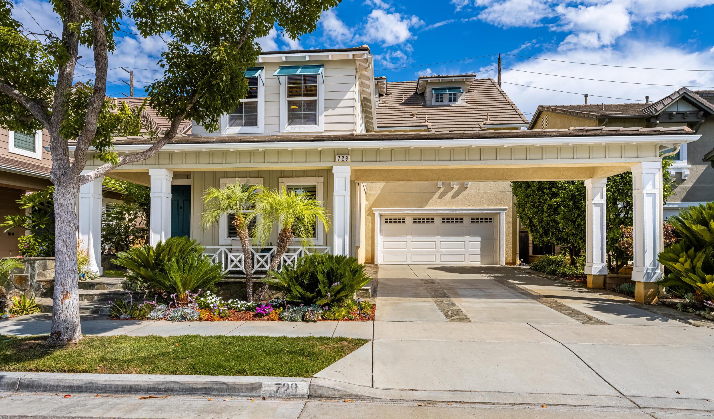 729 Salveson Road Brea, CA 92821 - Photo 36 of 43 a view of a building with potted plants and a potted plant