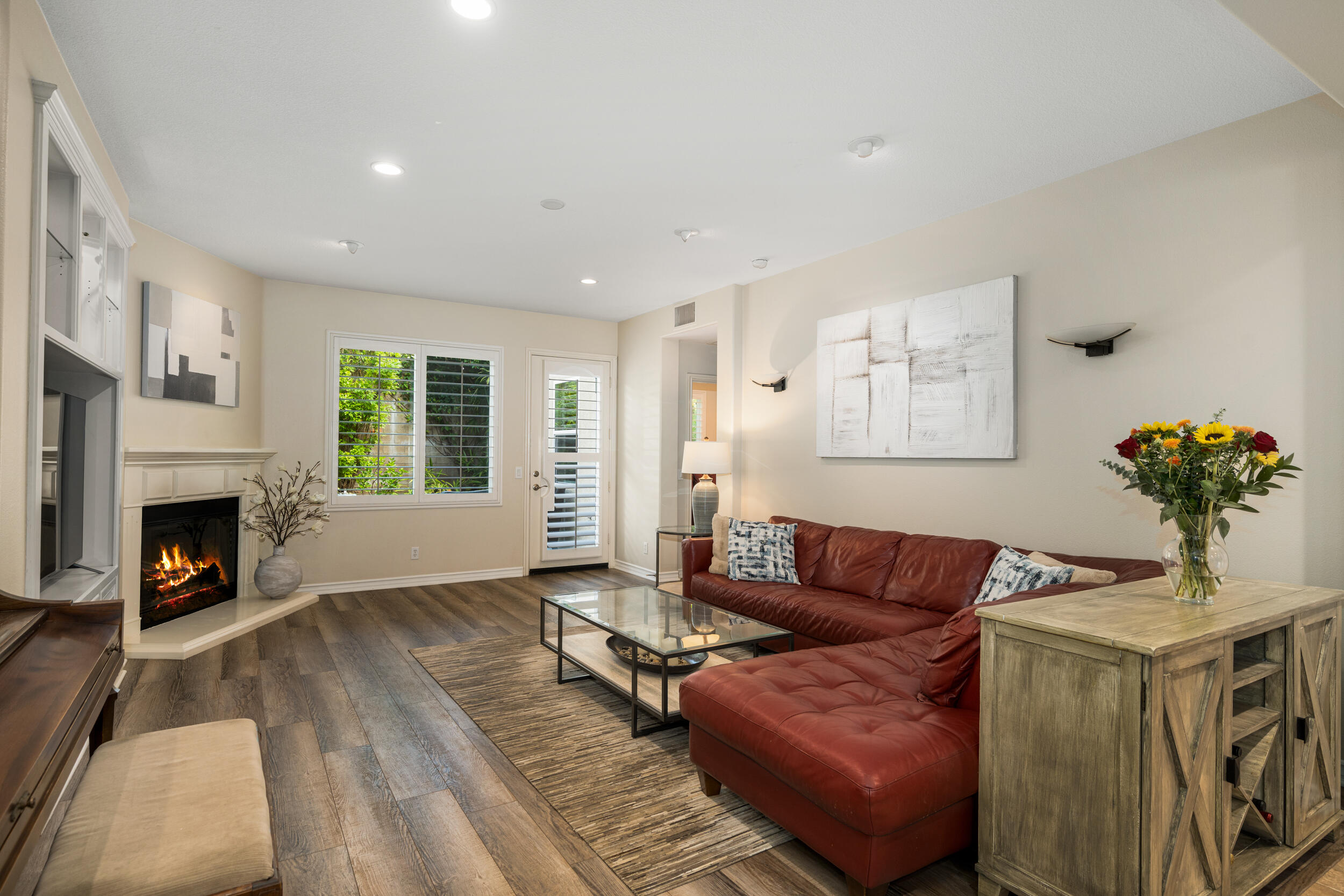 729 Salveson Road Brea, CA 92821 - Photo 4 of 43 a living room with furniture and a fireplace