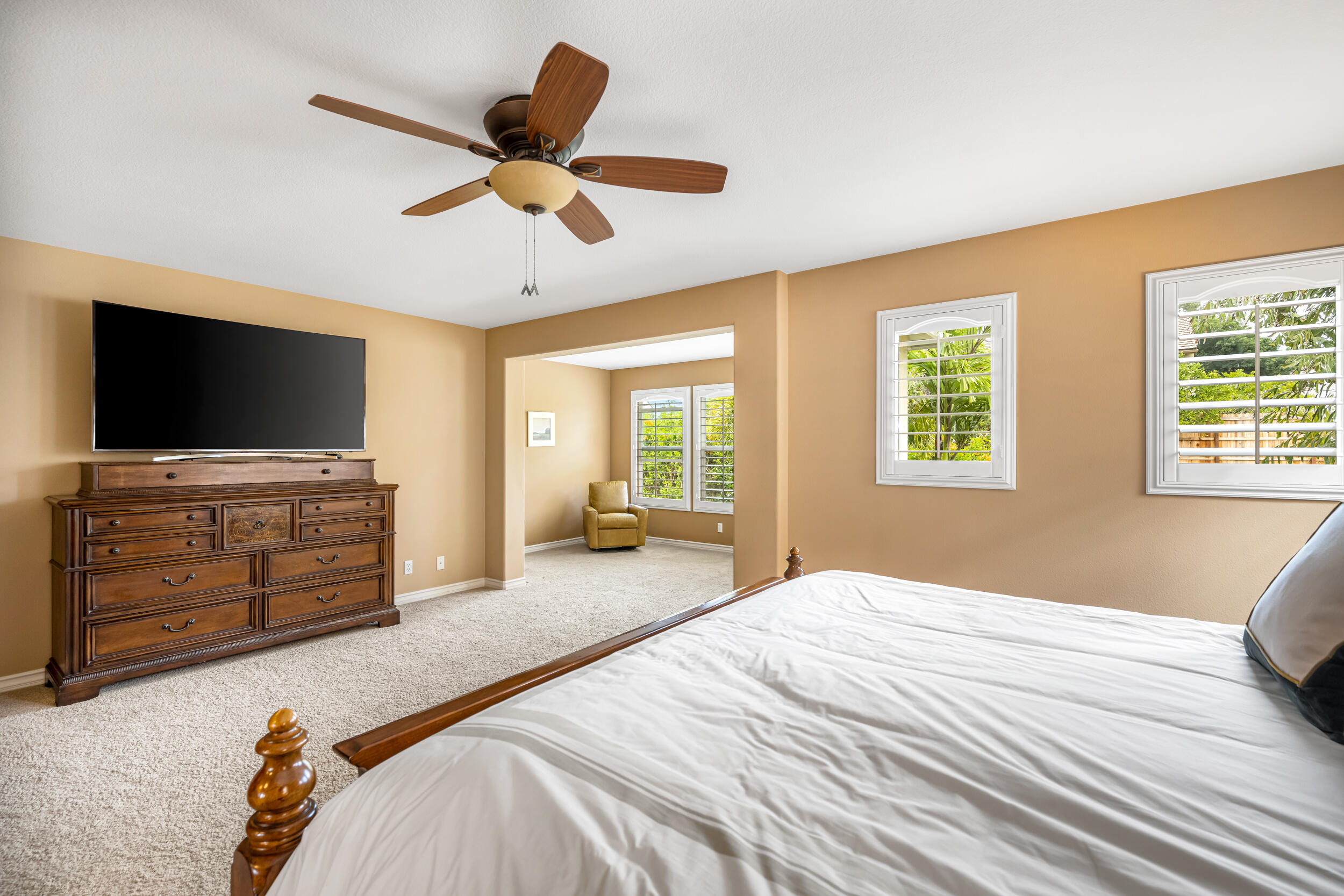 729 Salveson Road Brea, CA 92821 - Photo 5 of 43 a bedroom with a bed and a flat screen tv