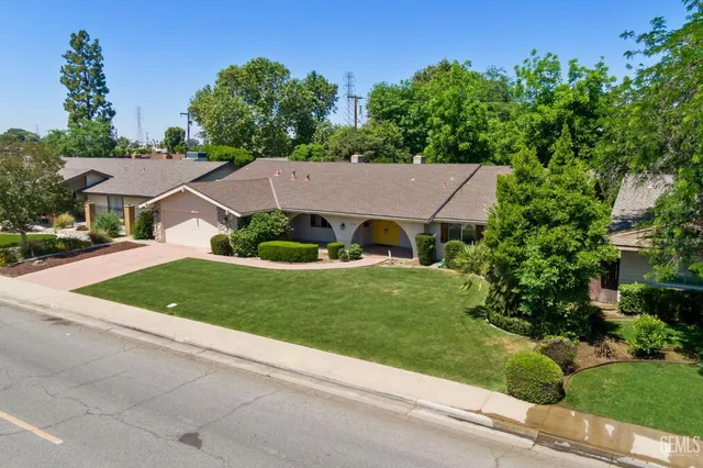 a aerial view of a house