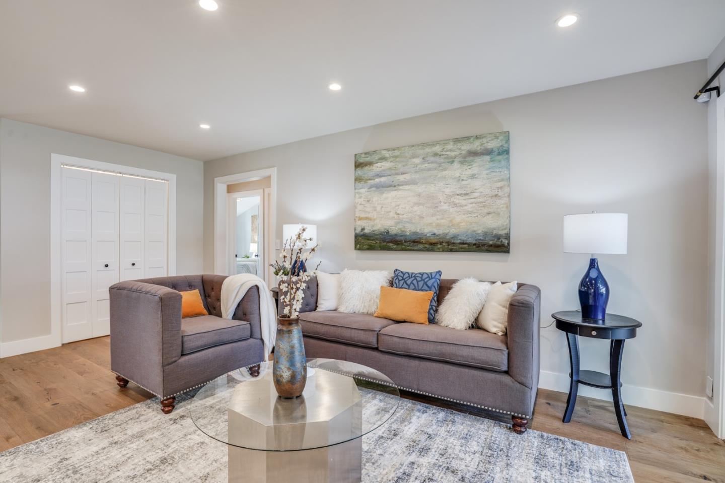 1564 Meadow Lane Mountain View, CA 94040 - Photo 14 of 36 a living room with furniture and a rug