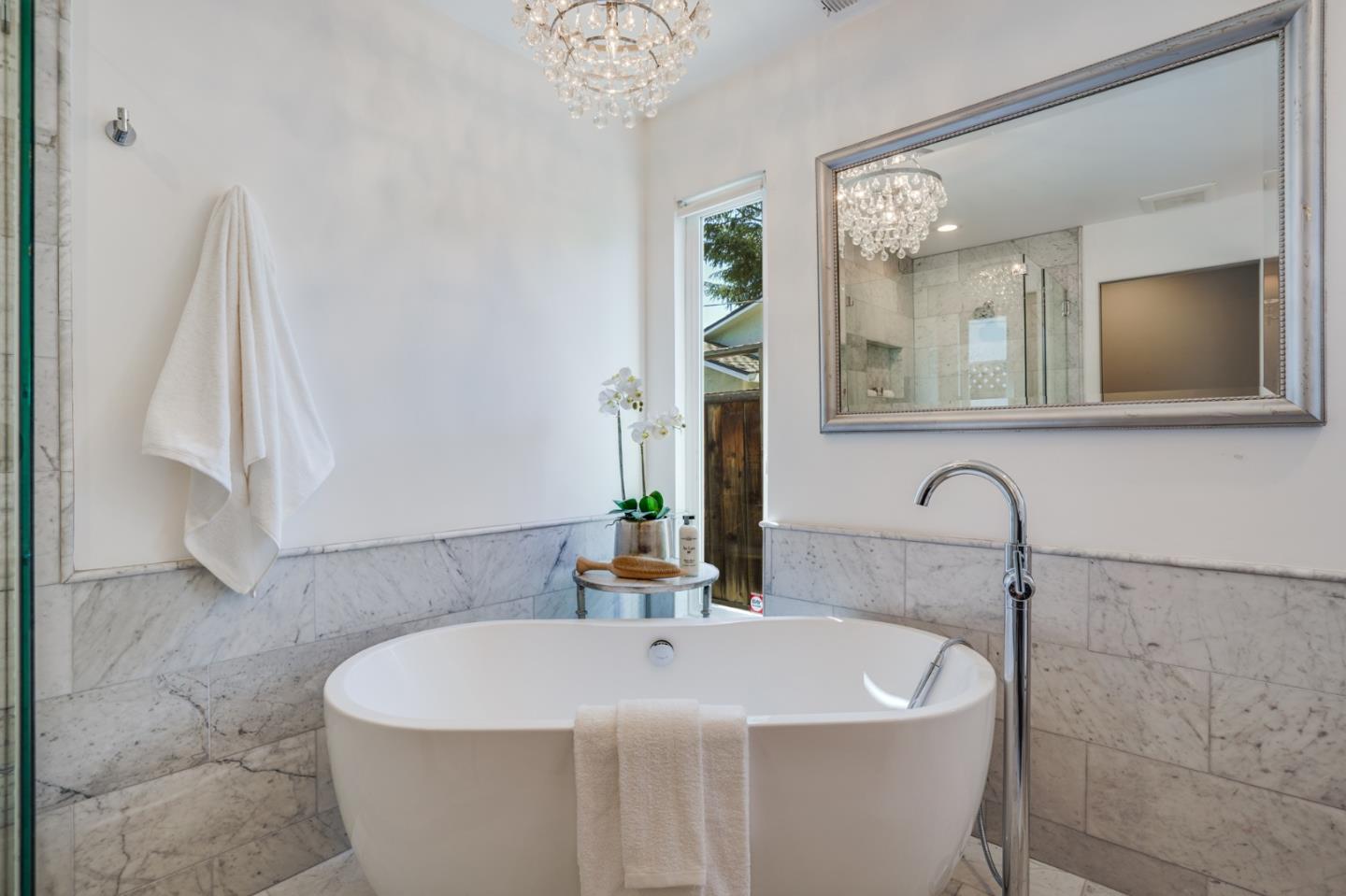1564 Meadow Lane Mountain View, CA 94040 - Photo 20 of 36 a bathroom with a sink and a mirror