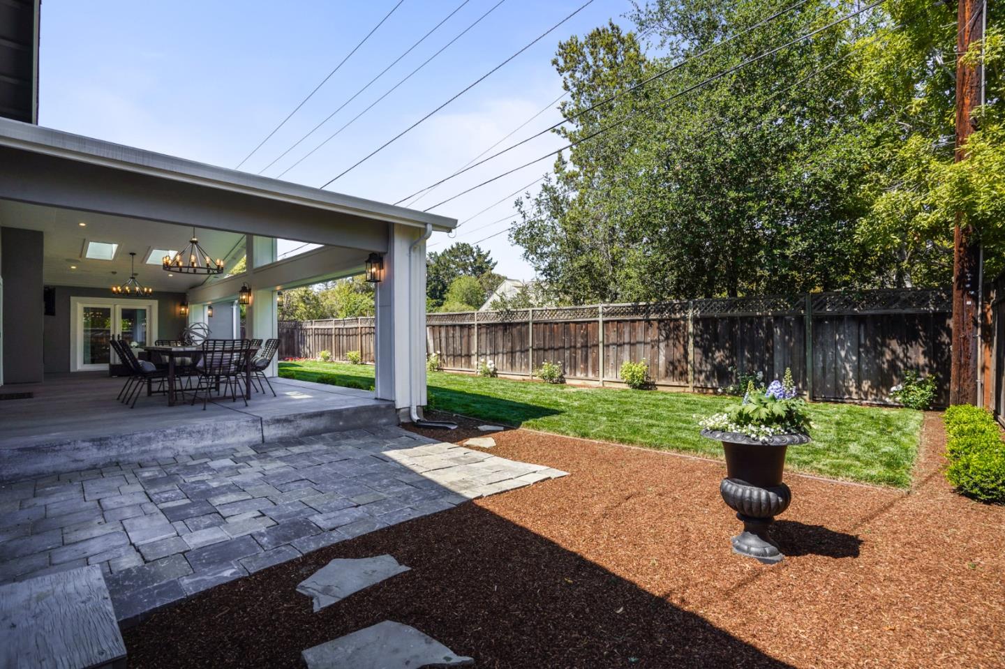 1564 Meadow Lane Mountain View, CA 94040 - Photo 35 of 36 a view of a garden with a patio