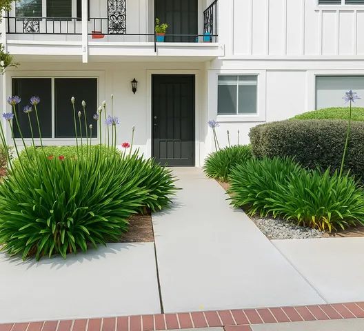 a view of a entryway front of house