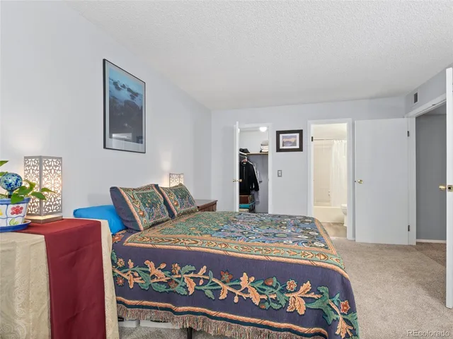 a bed room with a bed