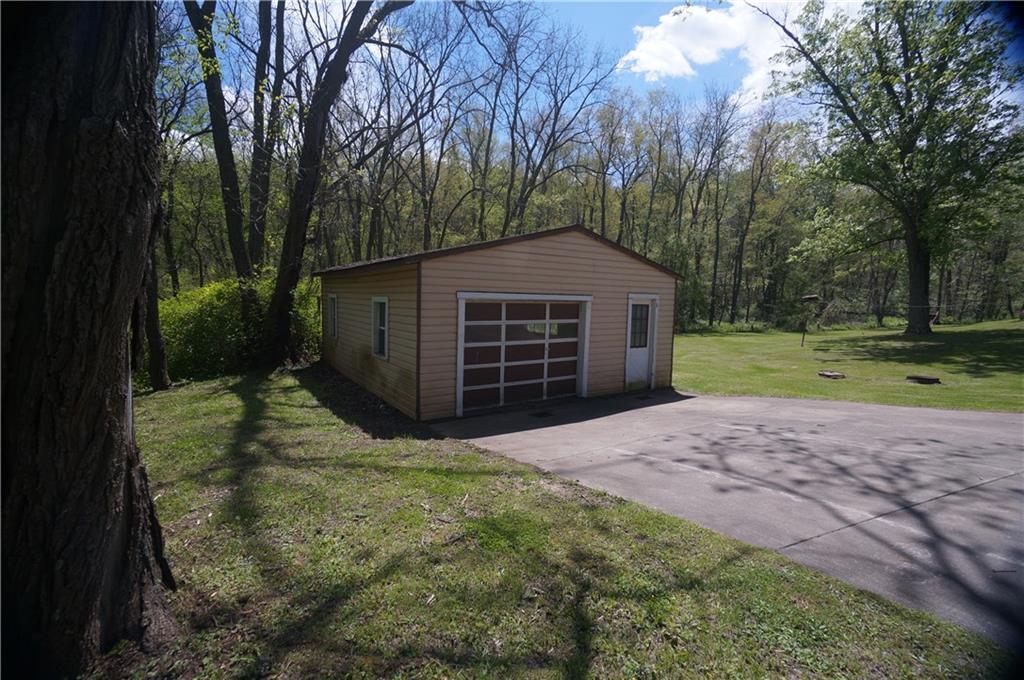 284 Mansfield Road Washington, PA 15301 - Photo 3 of 25 Detached garage/workshop measures 25x25 m/l, with shed at rear & covered area for covered wood bin area.