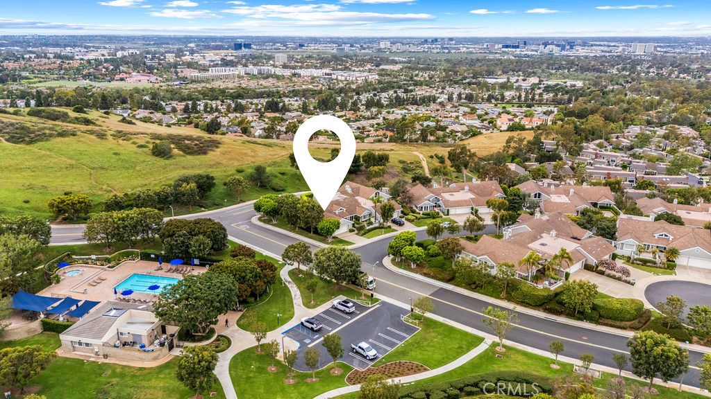 1 Centaurus, Unit 12 Irvine, CA 92603 - Photo 33 of 37 an aerial view of a house with a ocean view