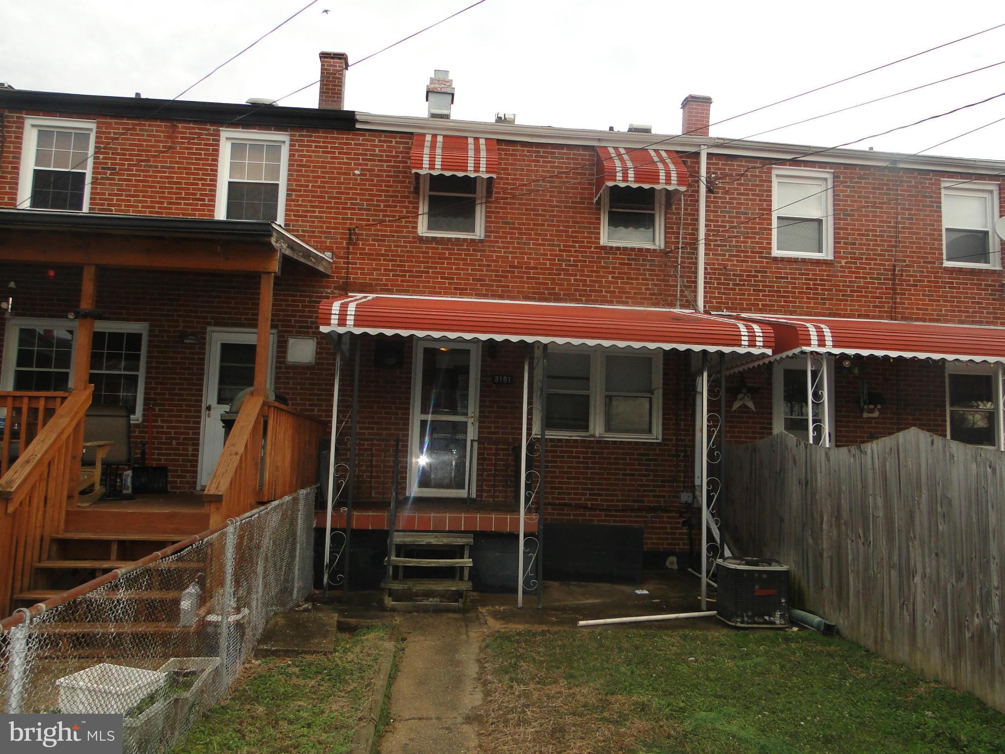 8191 Del Haven Road Baltimore, MD 21222 - Photo 23 of 23 Exterior (Rear)