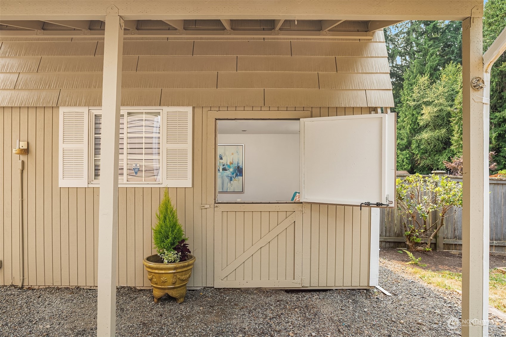 10818 27th Avenue Southeast Everett, WA 98208 - Photo 33 of 36 a view of a room with wooden walls