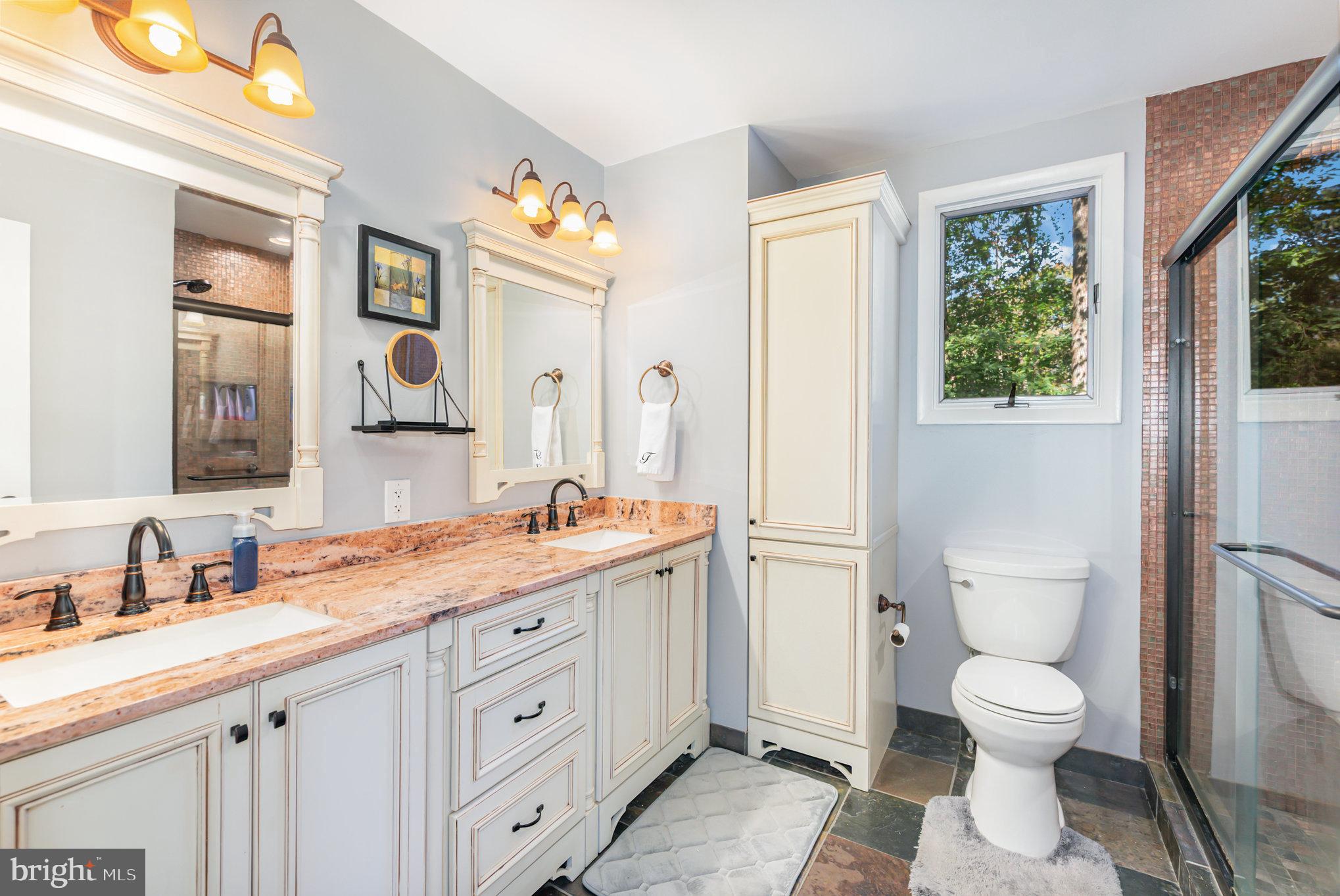 3827 Justin Road Monkton, MD 21111 - Photo 25 of 51 a bathroom with a toilet a sink and a mirror