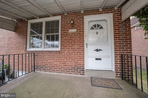 a view of a door of the house