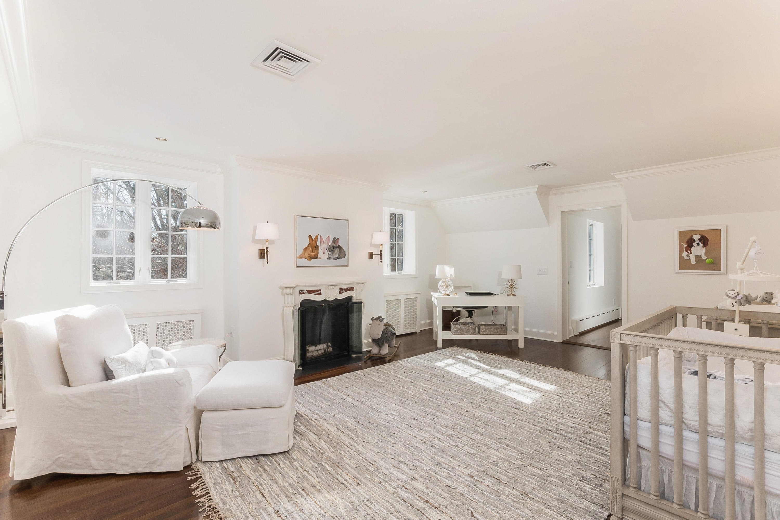 170 Ridge Acres Road Darien, CT 06820 - Photo 23 of 50 a living room with furniture and a fireplace