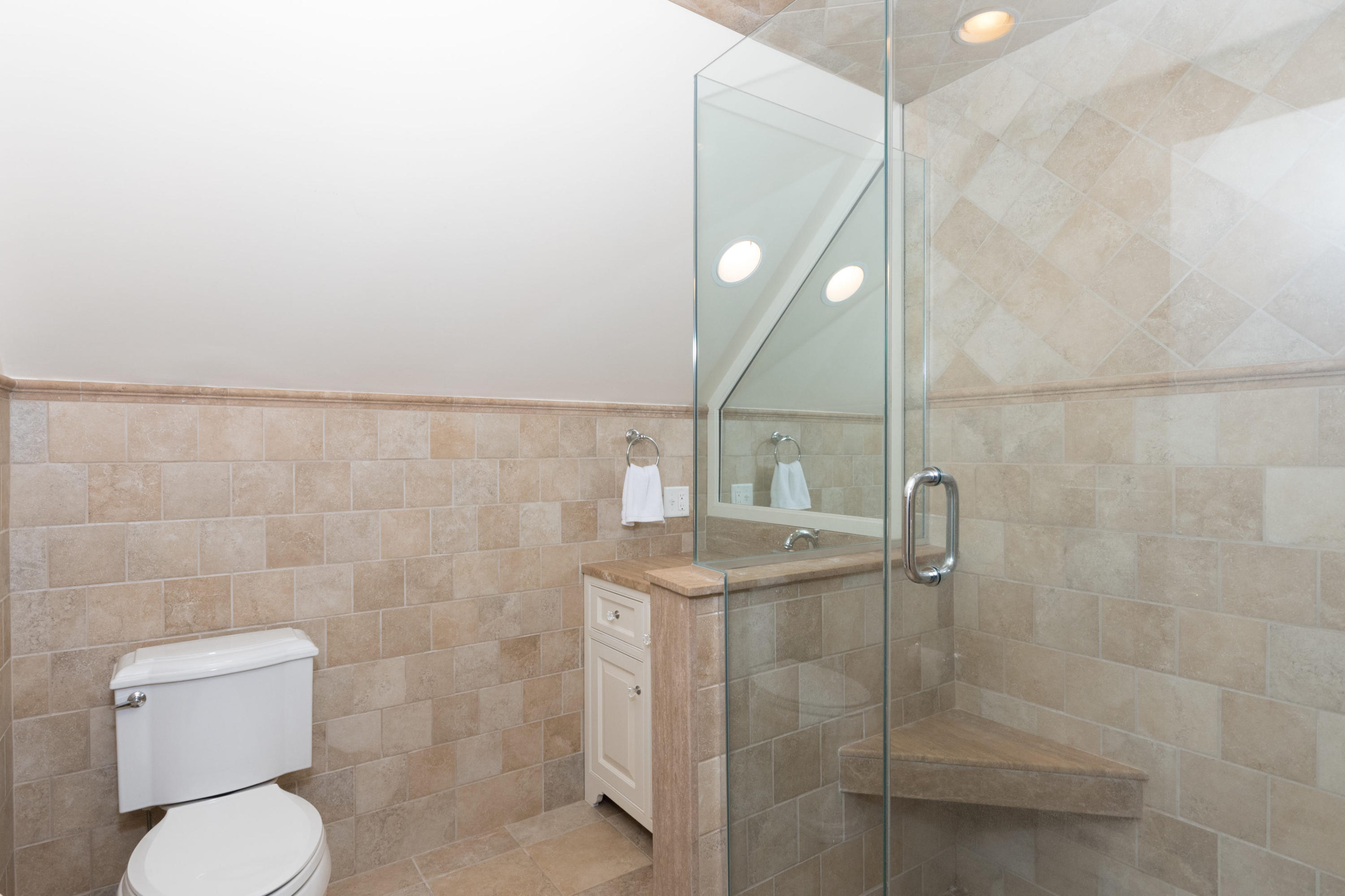 170 Ridge Acres Road Darien, CT 06820 - Photo 32 of 50 a bathroom with a toilet and a shower