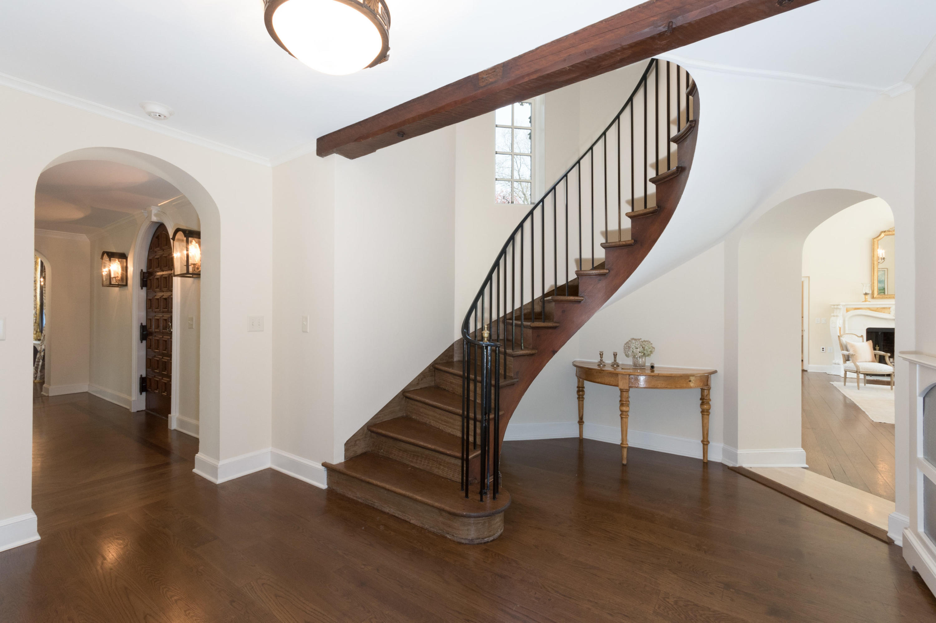 170 Ridge Acres Road Darien, CT 06820 - Photo 7 of 50 a view of entryway and hall with wooden floor