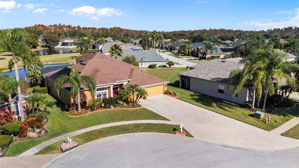 25745 Unbridled Court Wesley Chapel, FL 33544 - Photo 3 of 64 an aerial view of a house with a garden