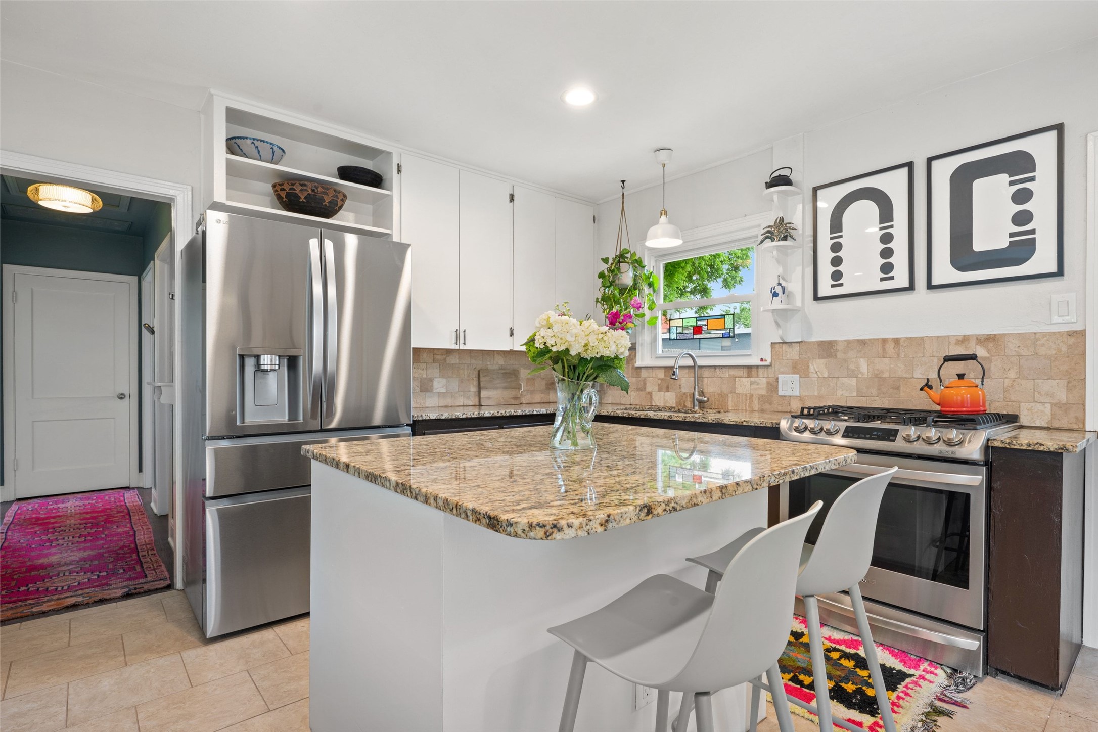 815 Stark Street Austin, TX 78756 - Photo 24 of 38 Kitchen with center island and storage