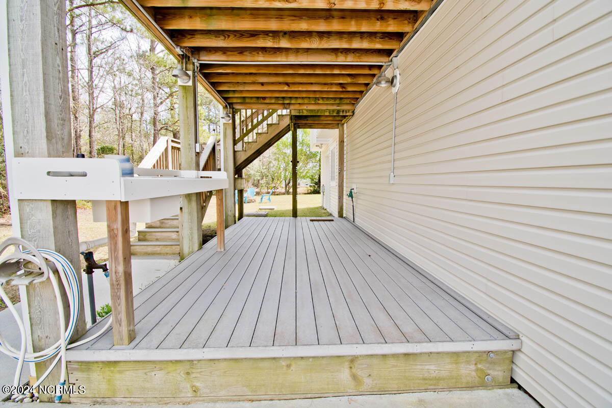 116 Pearl Drive Beaufort, NC 28516 - Photo 57 of 67 Covered Deck