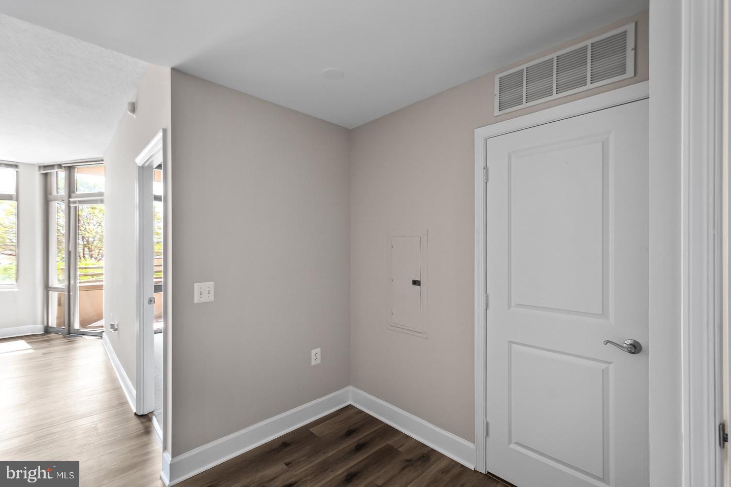 3600 South Glebe Road, Unit 330W Arlington, VA 22202 - Photo 14 of 35 a view of a hallway with wooden floor