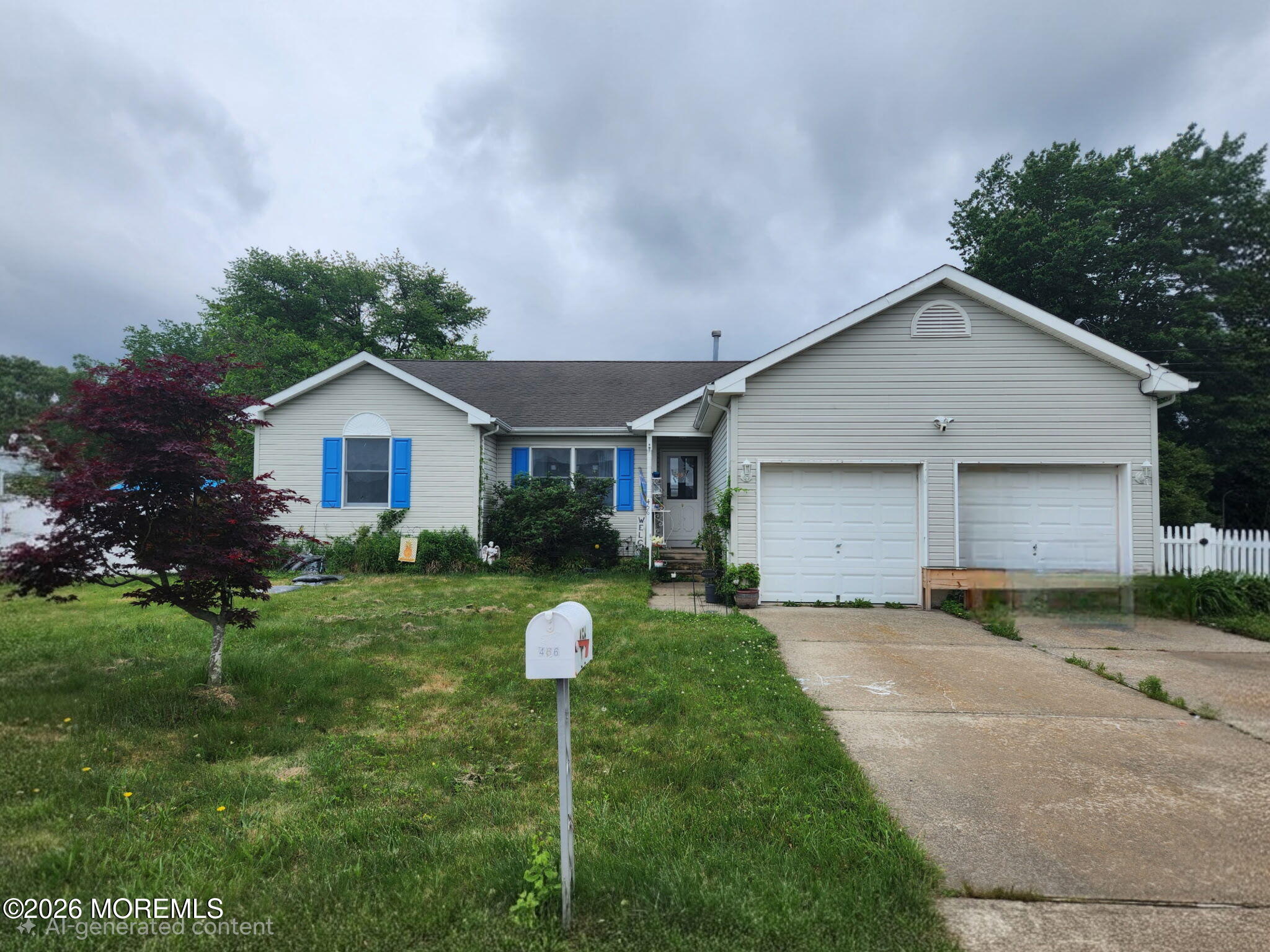 456 Dock Road Forked River, NJ 08731 - Photo 1 of 14 a front view of house with yard and trees