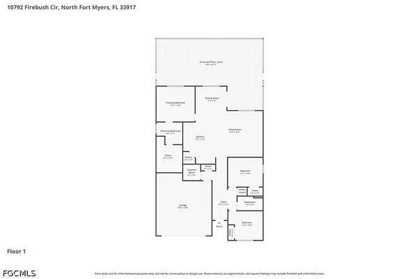 $379,900 | 10792 Firebush Circle, North Fort Myers, FL 33917