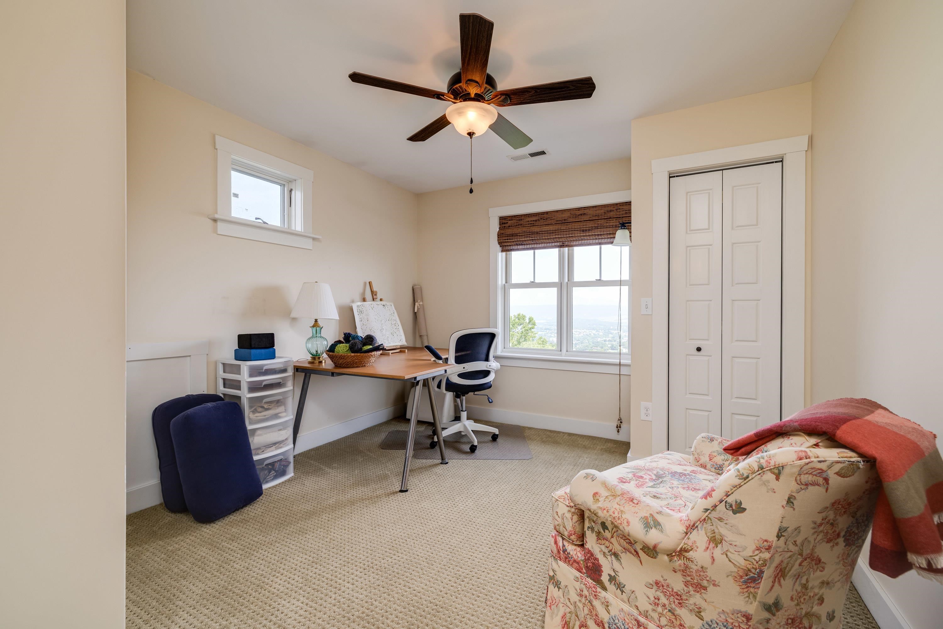 11180 Daphna Road Broadway, VA 22815 - Photo 35 of 75 This second bedroom is on the upper level of the home. This bedroom featurs a large closet, ceiling fan, comfortable flooring throughout, beautiful views, and more!
