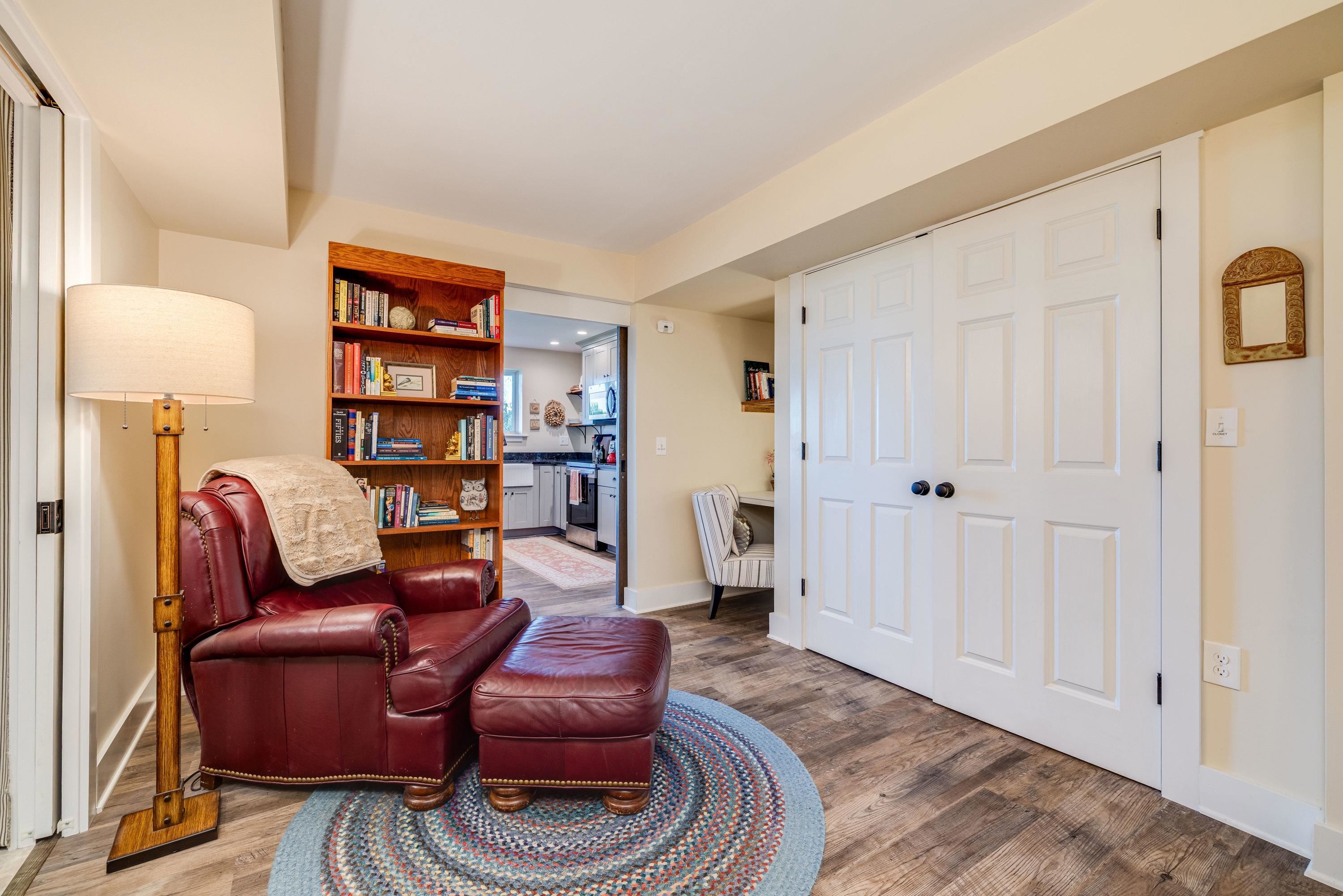 11180 Daphna Road Broadway, VA 22815 - Photo 54 of 75 This very large bedroom offers luxury vinyl plank throughout, a spacious closet with storage shelving. Off this spacious bedroom is a large attached full bathroom.
