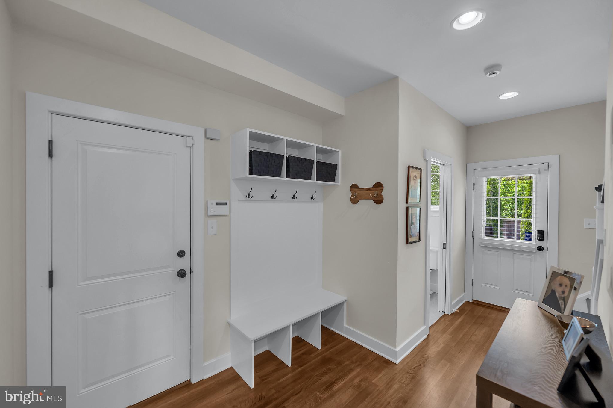 421 Howard Road Gladwyne, PA 19035 - Photo 22 of 49 a view of a workspace with furniture and wooden floor