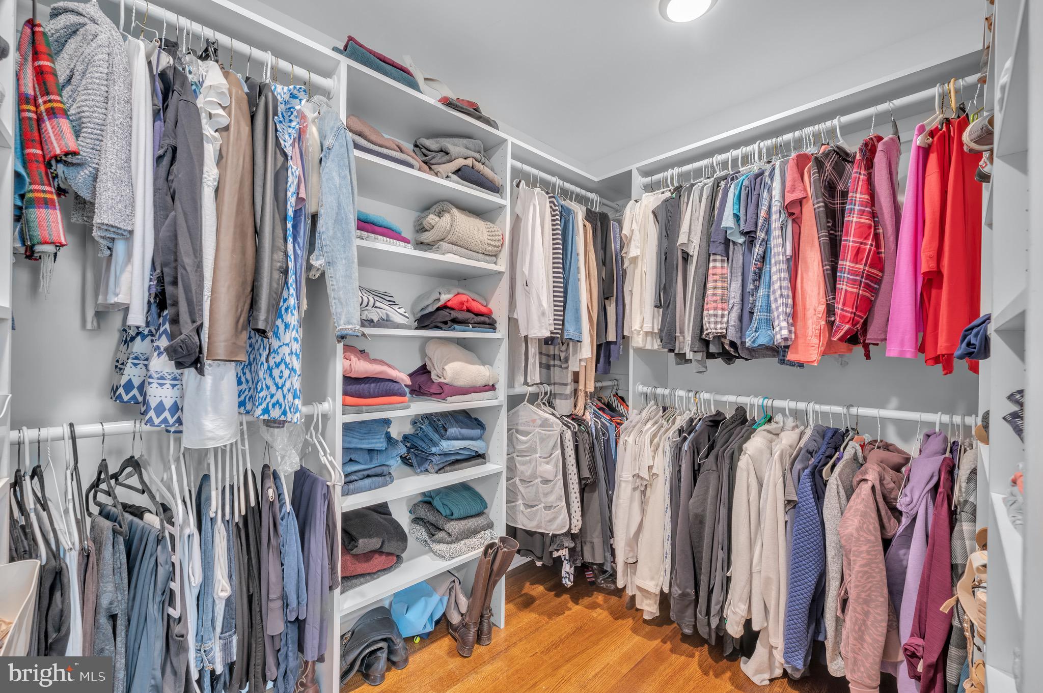 421 Howard Road Gladwyne, PA 19035 - Photo 29 of 49 a view of walk in closet with clothes and shoes