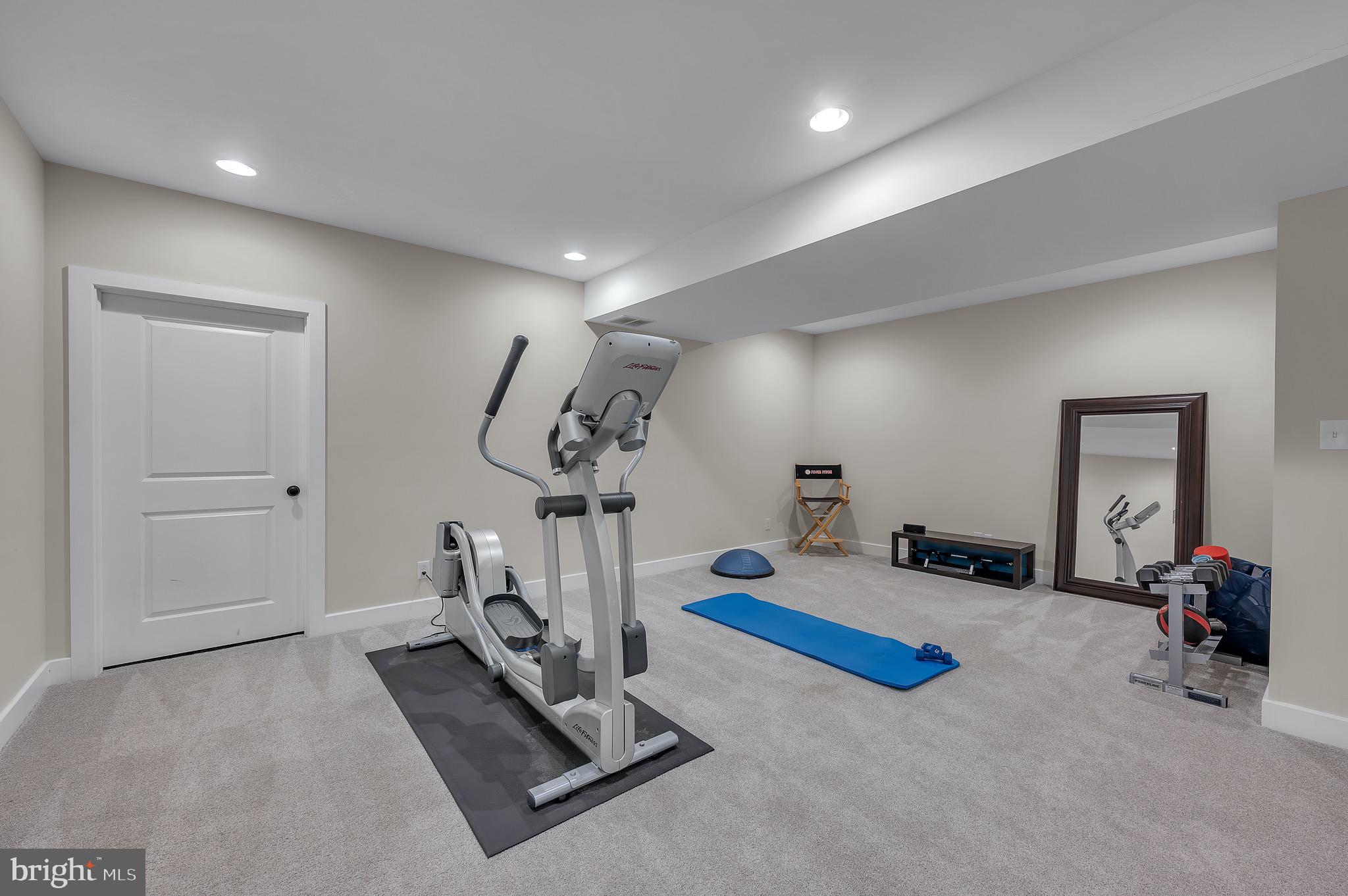 421 Howard Road Gladwyne, PA 19035 - Photo 42 of 49 a view of gym area with gym equipment