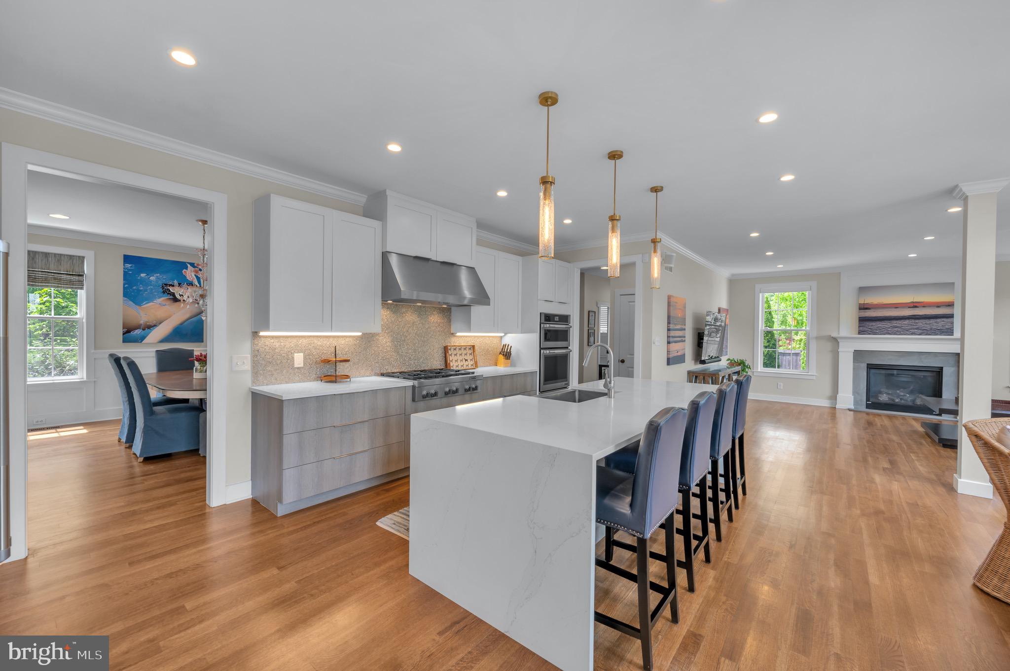 421 Howard Road Gladwyne, PA 19035 - Photo 10 of 49 a view of kitchen with cabinets and wooden floor