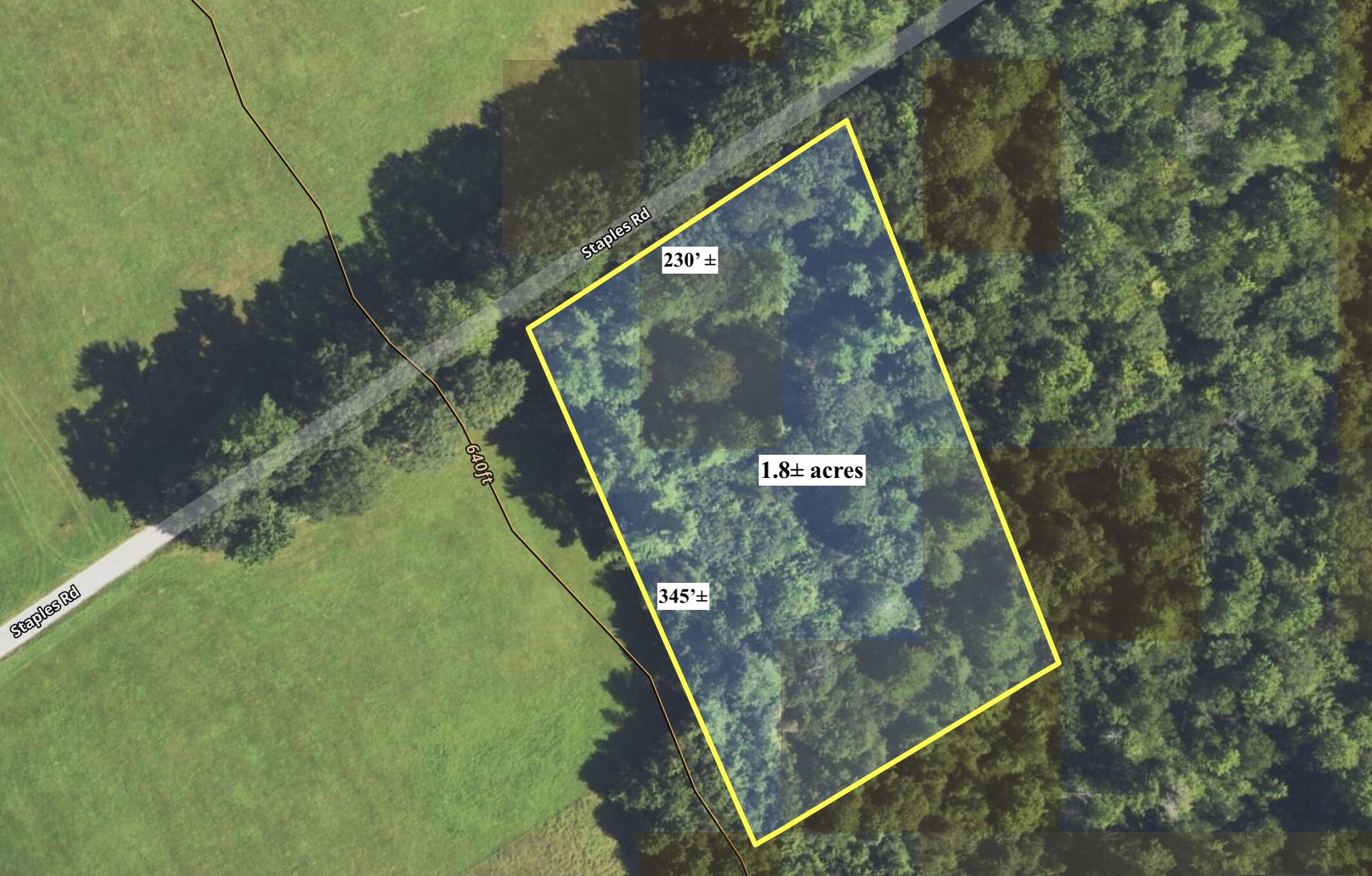 Lot 13 Staples Road Waterford, ME 04088 - Photo 2 of 7 plot plan 1