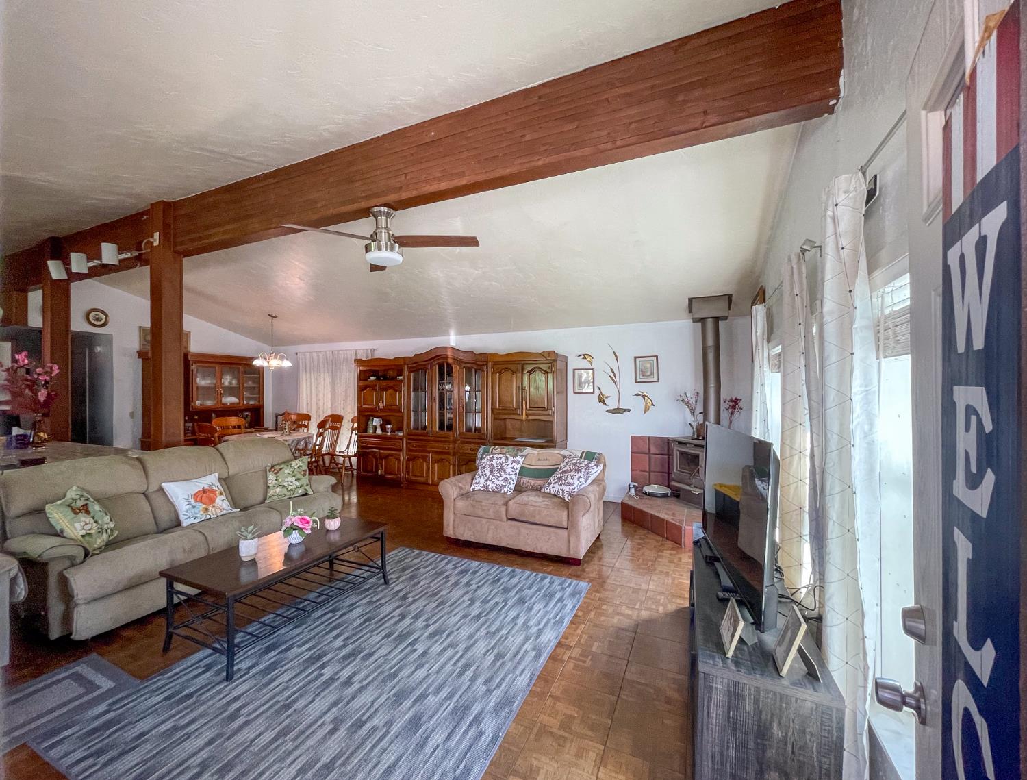 414 F Street Isleton, CA 95641 - Photo 18 of 49 a living room with furniture and a fireplace