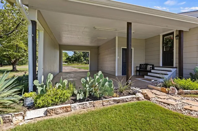 a view of outdoor space with porch