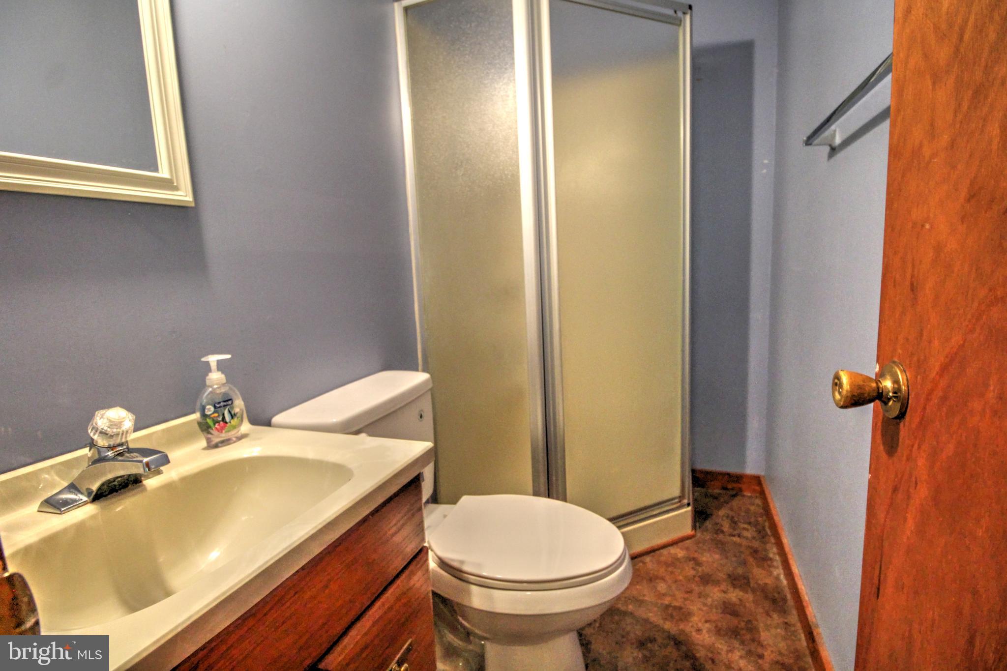 198 Hood's Point Road Basye, VA 22810 - Photo 20 of 23 a bathroom with a sink and a mirror