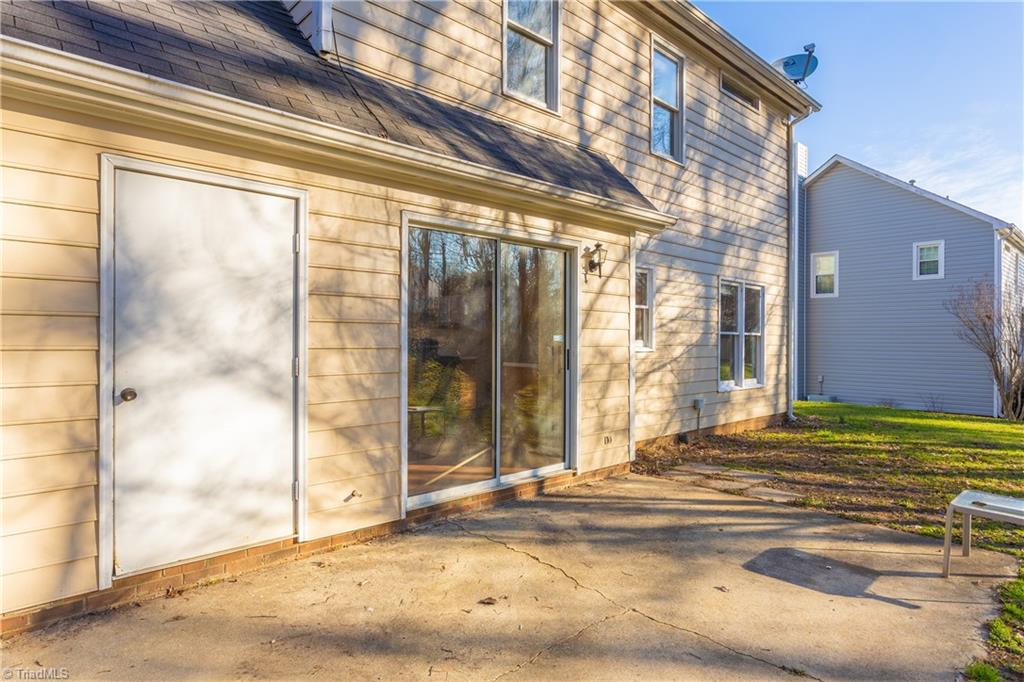 3308 Timberwolf Avenue High Point, NC 27265 - Photo 27 of 30 Rear patio and storage closet