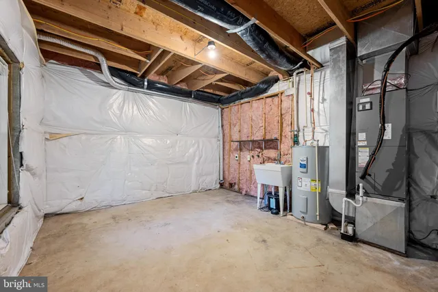 a view of storage and utility room