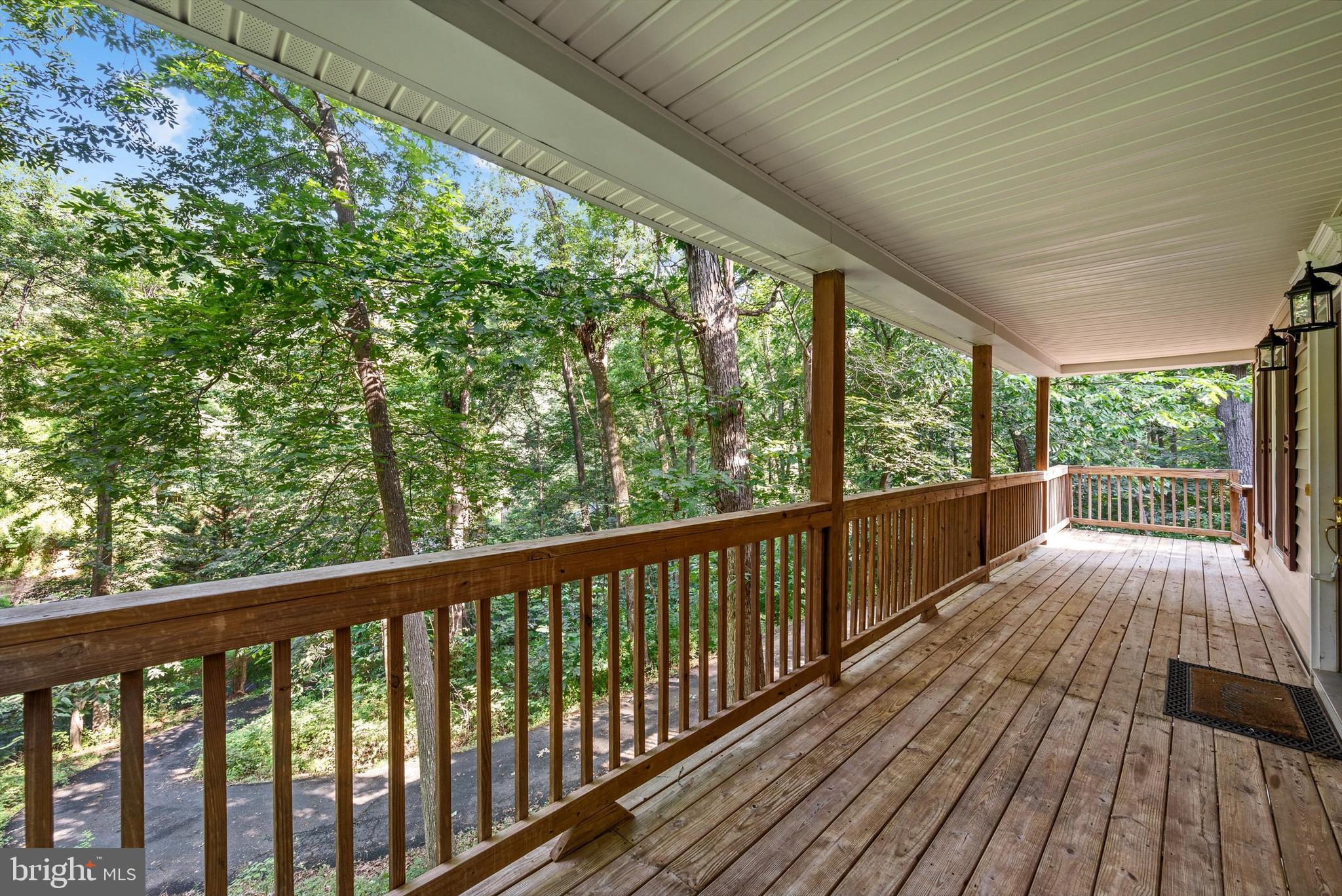 175 Easy Hollow Road Front Royal, VA 22630 - Photo 38 of 42 a view of balcony with wooden floor