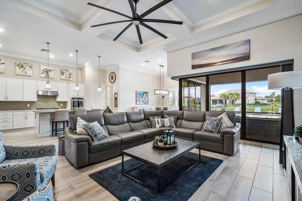 a bathroom with a mirror and a shower