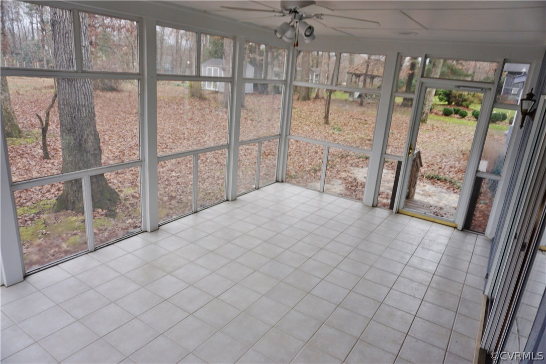 613 Rebel Ridge Road Colonial Heights, VA 23834 - Photo 22 of 40 Beautiful large sun room with tile floor and ligh