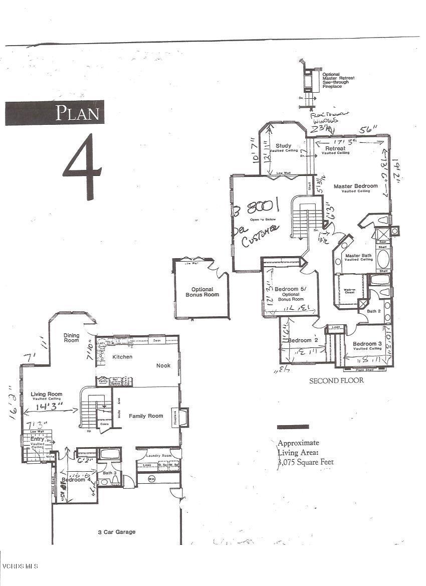 595 Fresh Meadows Road Simi Valley, CA 93065 - Photo 30 of 30 595 Fresh Meadows Floor Plan