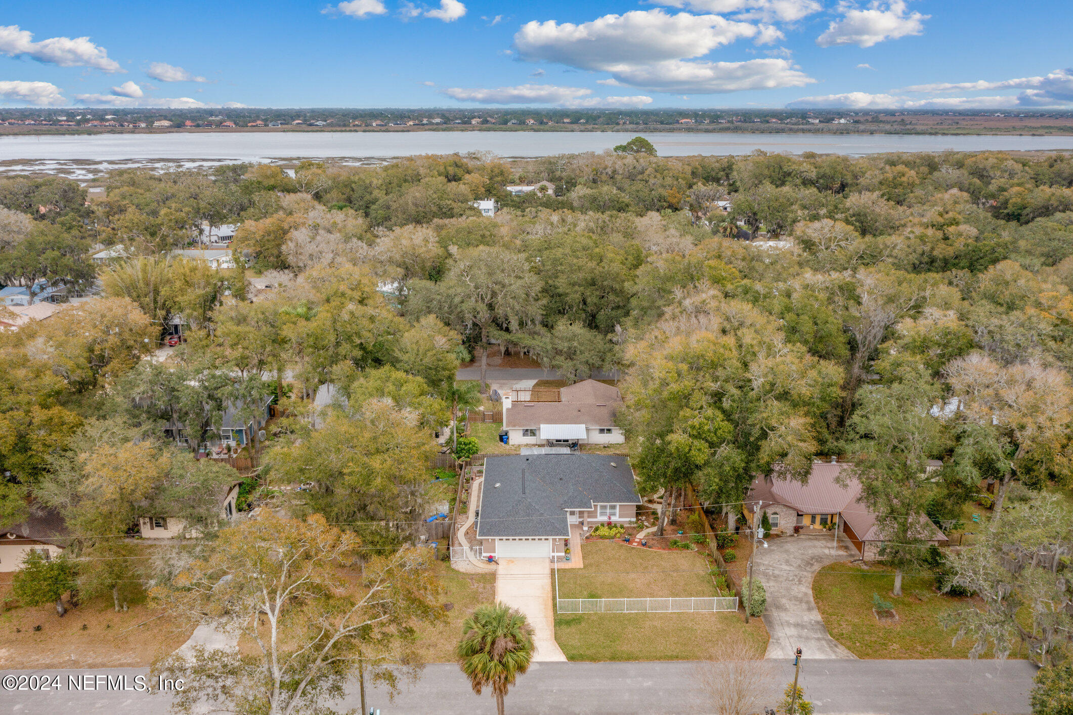 121 Cypress Road St. Augustine, FL 32086 - Photo 43 of 60 an aerial view of residential houses with outdoor space
