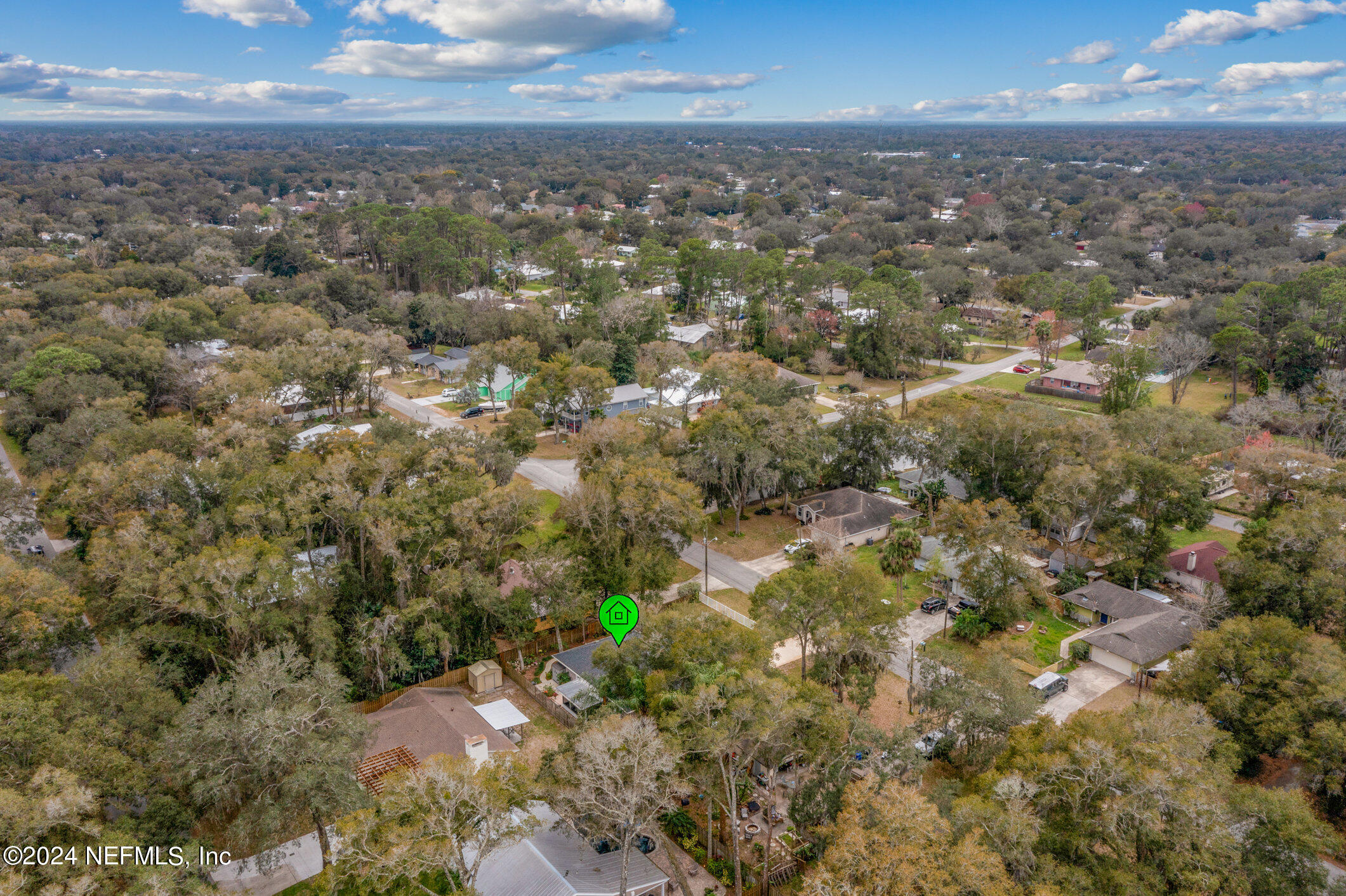 121 Cypress Road St. Augustine, FL 32086 - Photo 46 of 60 a view of a city with lots of trees