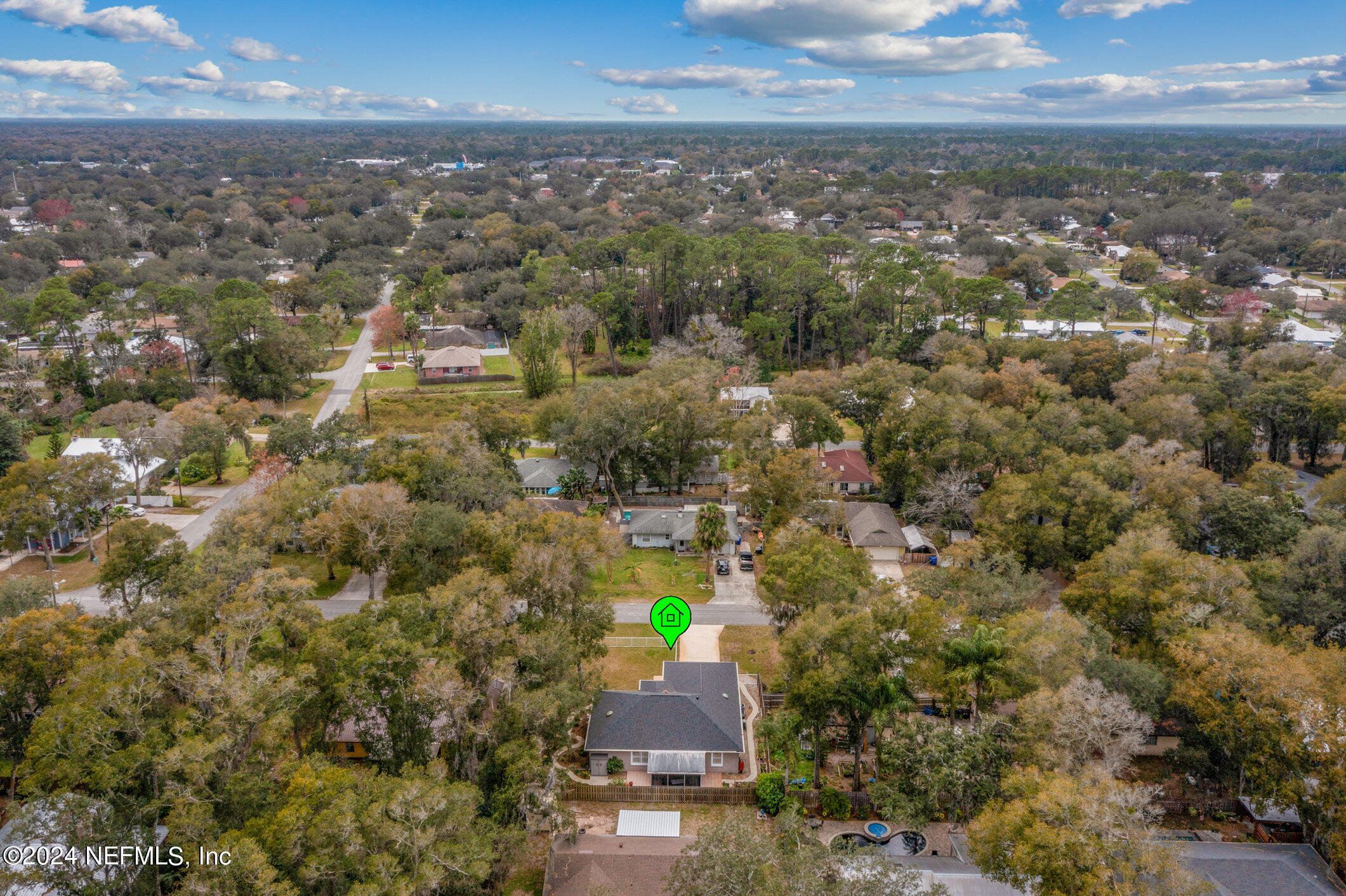 121 Cypress Road St. Augustine, FL 32086 - Photo 47 of 60 an aerial view of residential building with green space