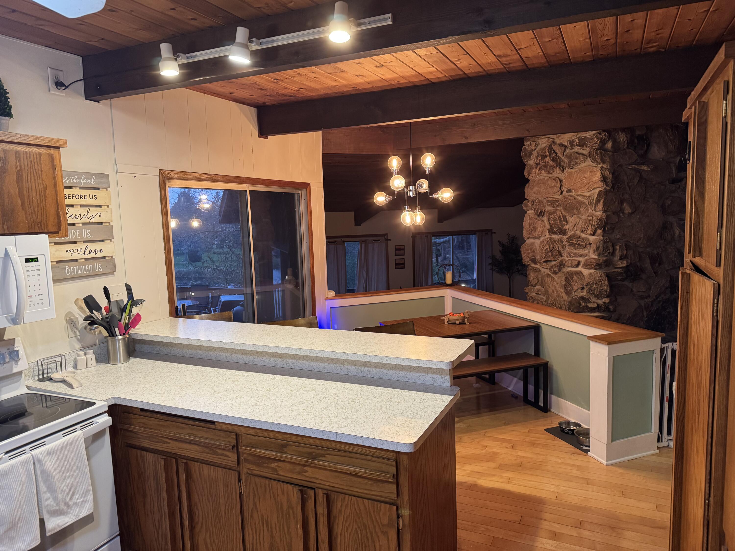 37835 Atkins Knoll Road Summit, WI 53066 - Photo 5 of 20 Dinette overlooks sunken living room