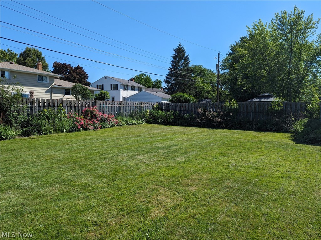6445 Sherborn Road Cleveland, OH 44130 - Photo 4 of 20 Private, level backyard with mature plantings