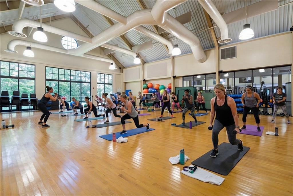 35 Red Oak Point Big Canoe, GA 30143 - Photo 62 of 62 a view of a gym with lots of gym equipment