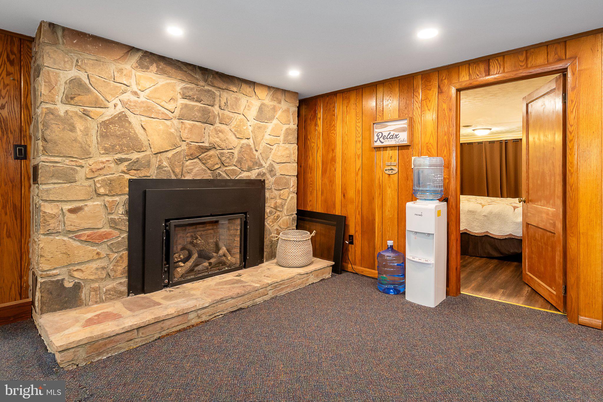 750 Lake Side Road Addison, PA 15411 - Photo 32 of 51 Cozy retreat with stone fireplace.