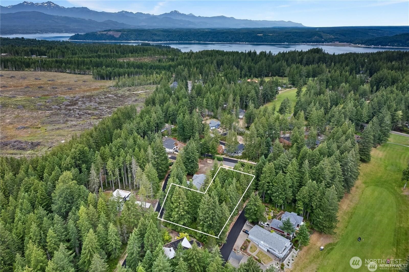 100 East Fir Tree Lane Union, WA 98592 - Photo 2 of 12 a view of a lush green hillside and houses