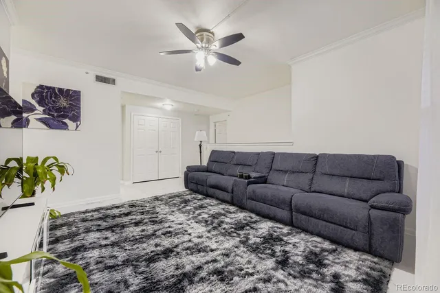 a living room with a couch