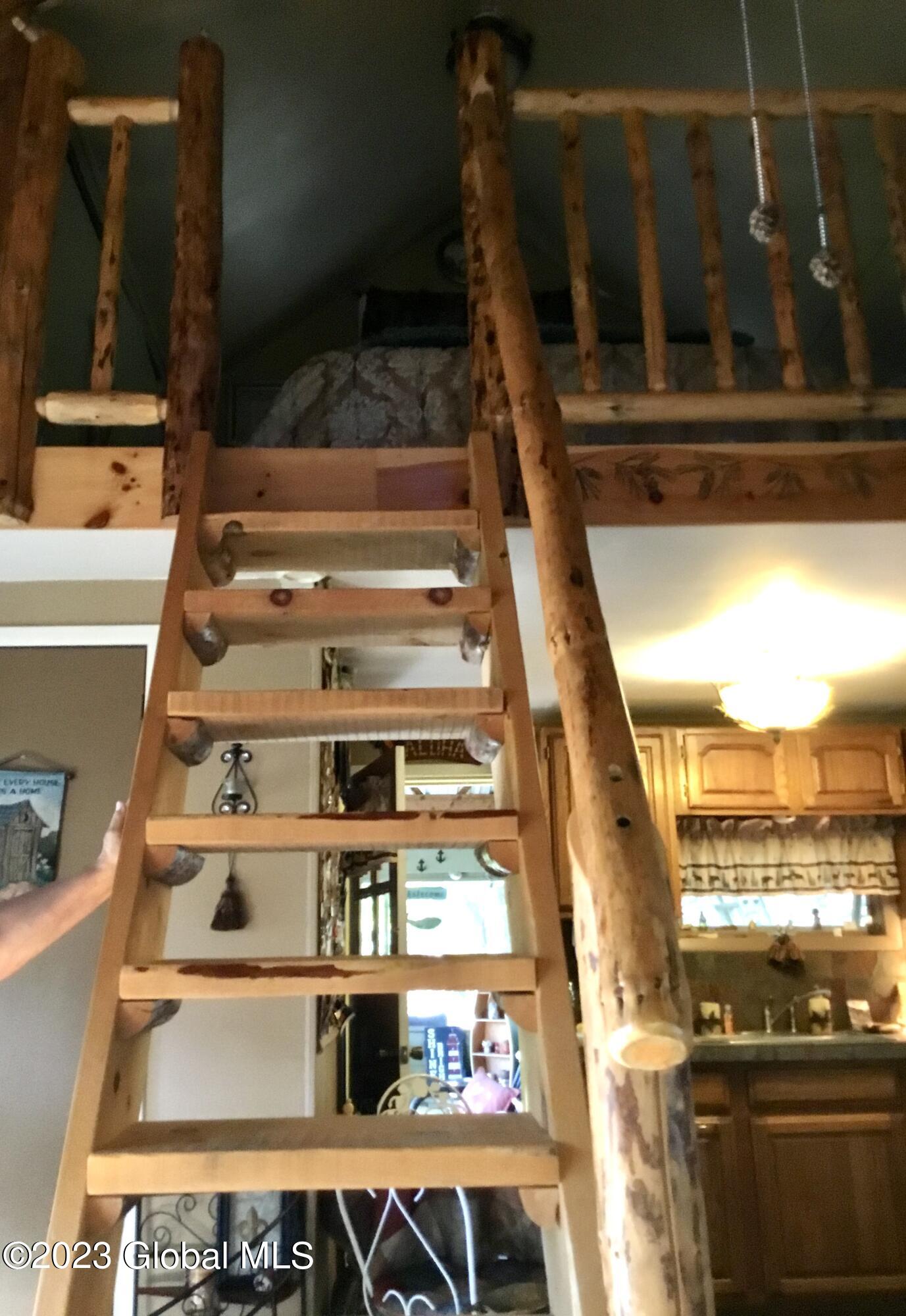 160 Smith Beach Road Northampton, NY 12134 - Photo 9 of 24 Loft stairs